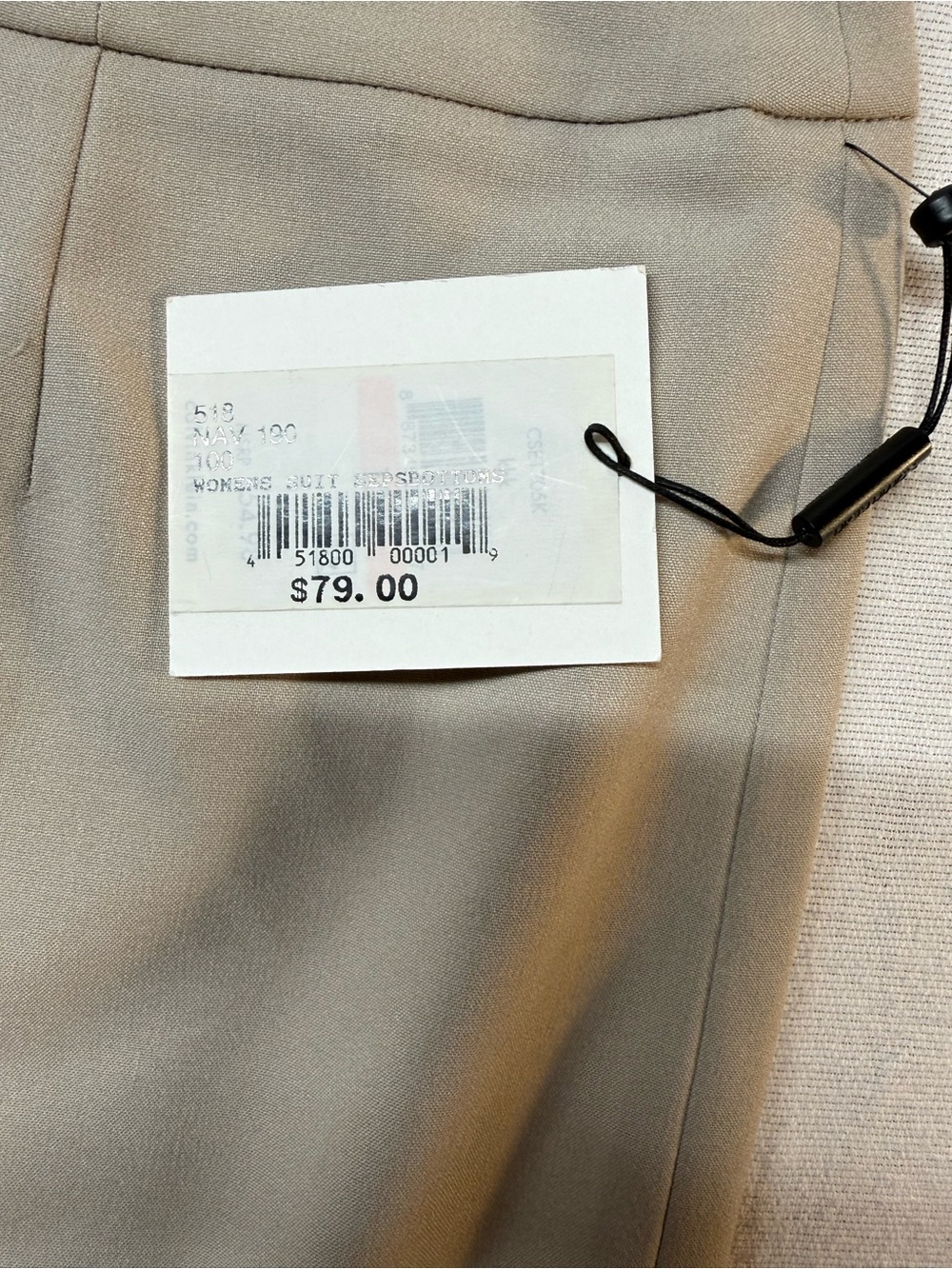 Calvin Klein Light Taupe Pencil Skirt - Picture 5 of 11